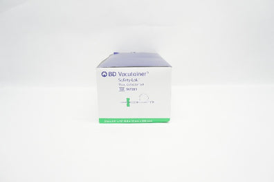 BD 367281 Vacutainer Safety-Lok Blood Collection Set 21Gx 3/4x12in (x)-Box of 50